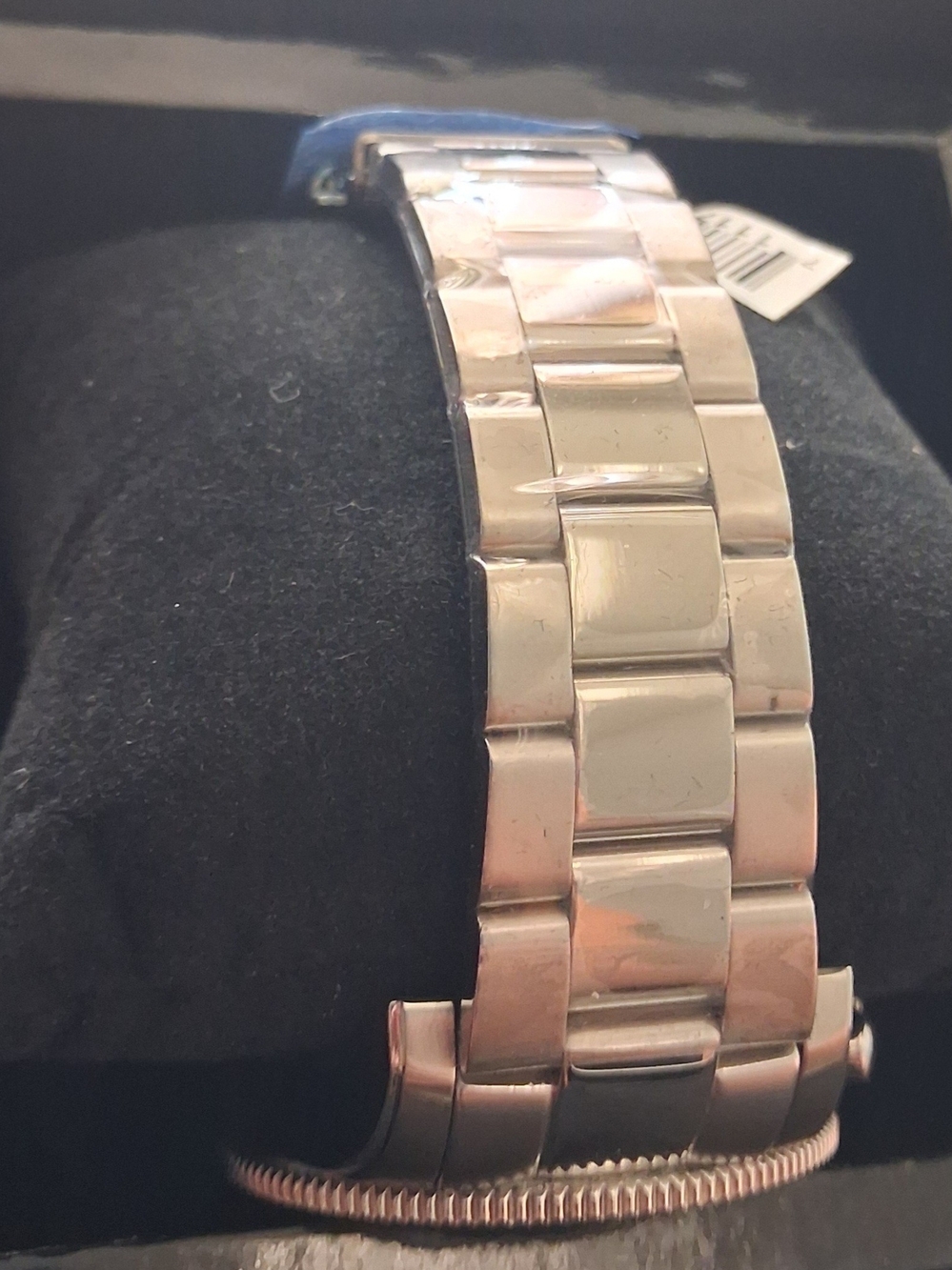 Saks Fifth Avenue Stainless Steel Automatic Watch - Black Dial. NEW - Picture 9 of 15